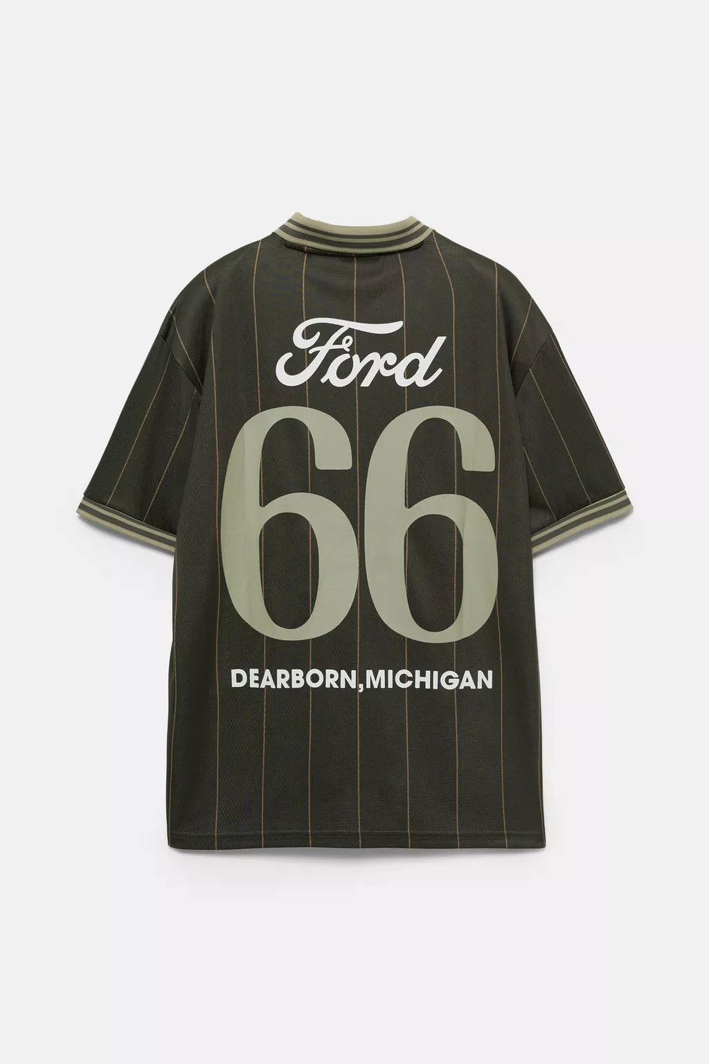 T-Shirt Football Heritage — Vert Rayé