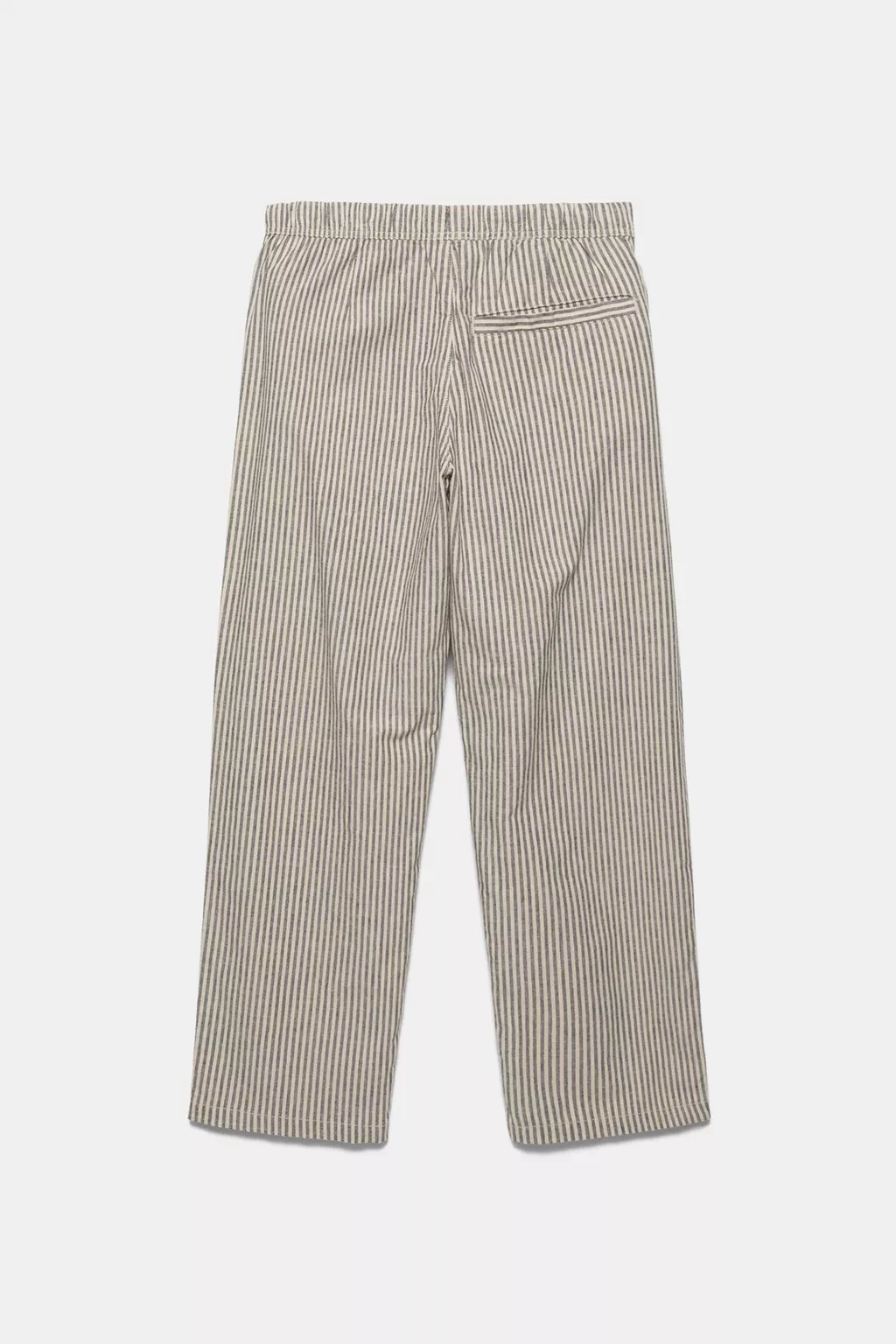 Jogger Rayures Coton-Lin